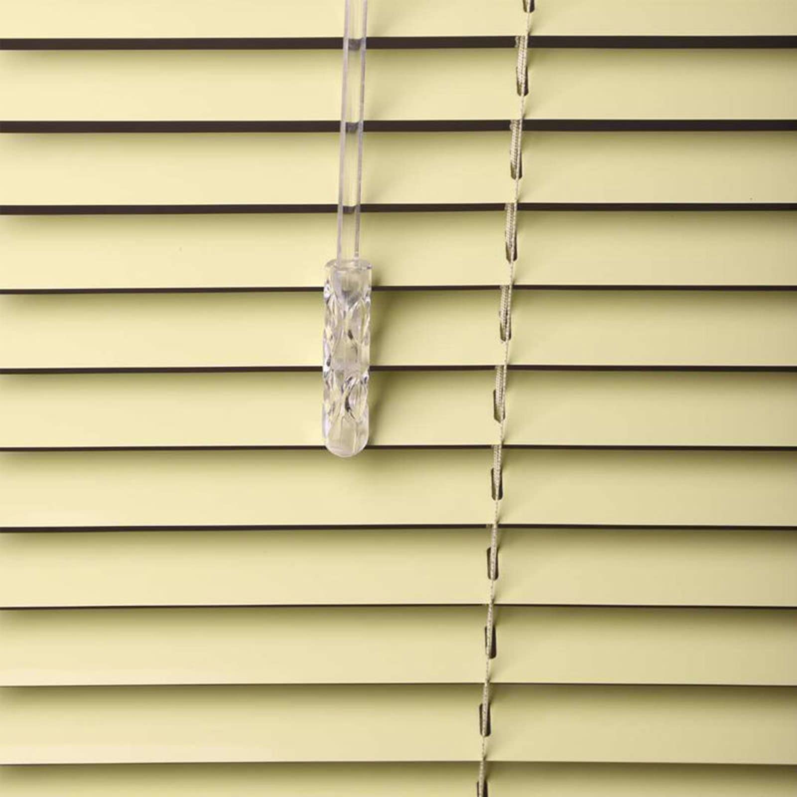 Aluminum Venetian Blind, 5cm Bamboo Slat, Inside/Exterior Mount, Beige Large Balcony Office Sun Shade, 80/100/120/140cm Wide (Size : 140x200cm(55x78in))
