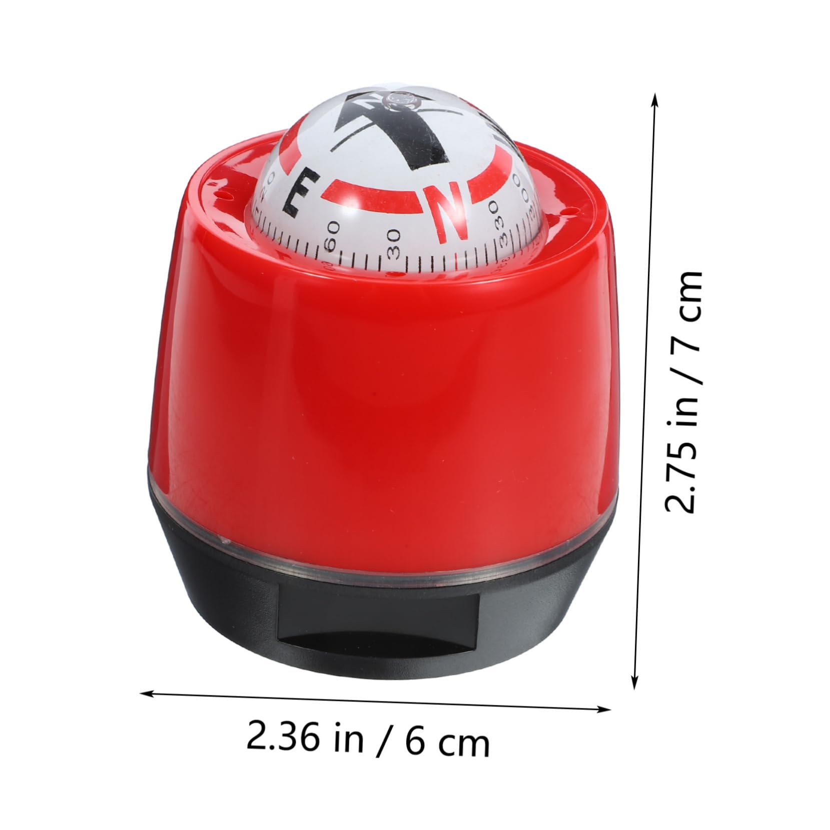 GRIRIW Car Dashboard Compass Navigation Compass for Cars Self Adhesive Dashboard Mount Compass Accurate Direction Indicator for Vehicle and Outdoor Use