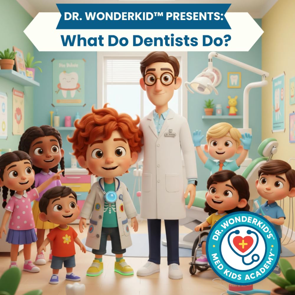 Dr. WonderKid Presents: What Do Dentists Do? (Med Kids Academy Healthcare Heroes)