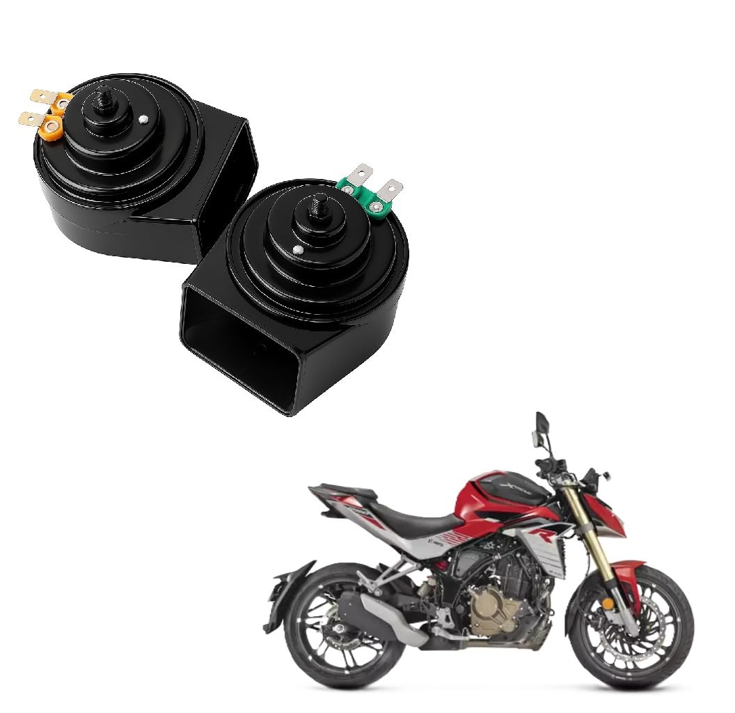 H18 Universal Car & Bike Horn, 12V Loud Sound, Waterproof & Durable, Horn for XTREME 250R & Other Bikes, Cars.