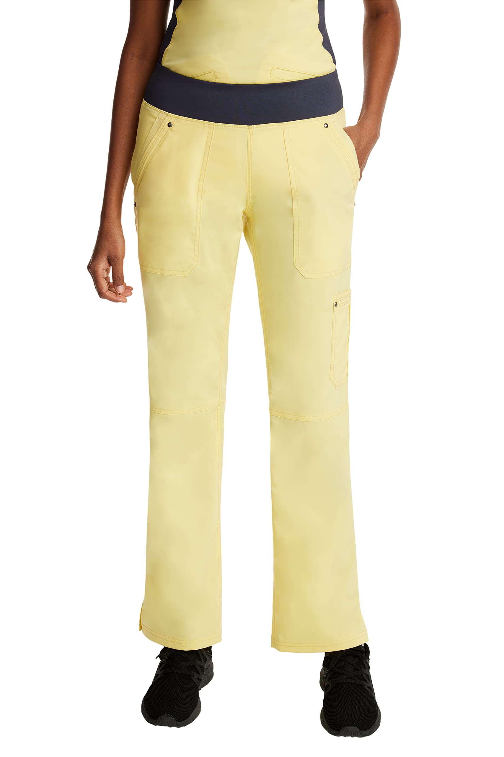 Healing Hands Womens Scrubs Pants 5 Pocket Purple Label 9133 Cargo Tori Women Yoga Pant Lightweight Soft Fabric