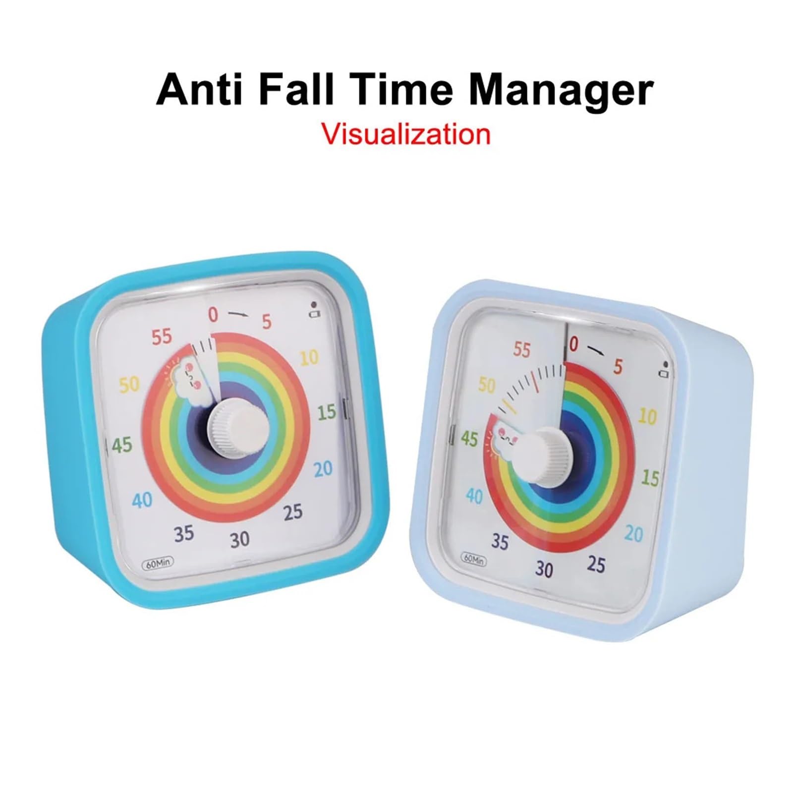 Timer, Countdown-Timer, Plan-Timer, digitaler Timer, Küchentimer, Selbstauslöser for Kinder(Light Blue)
