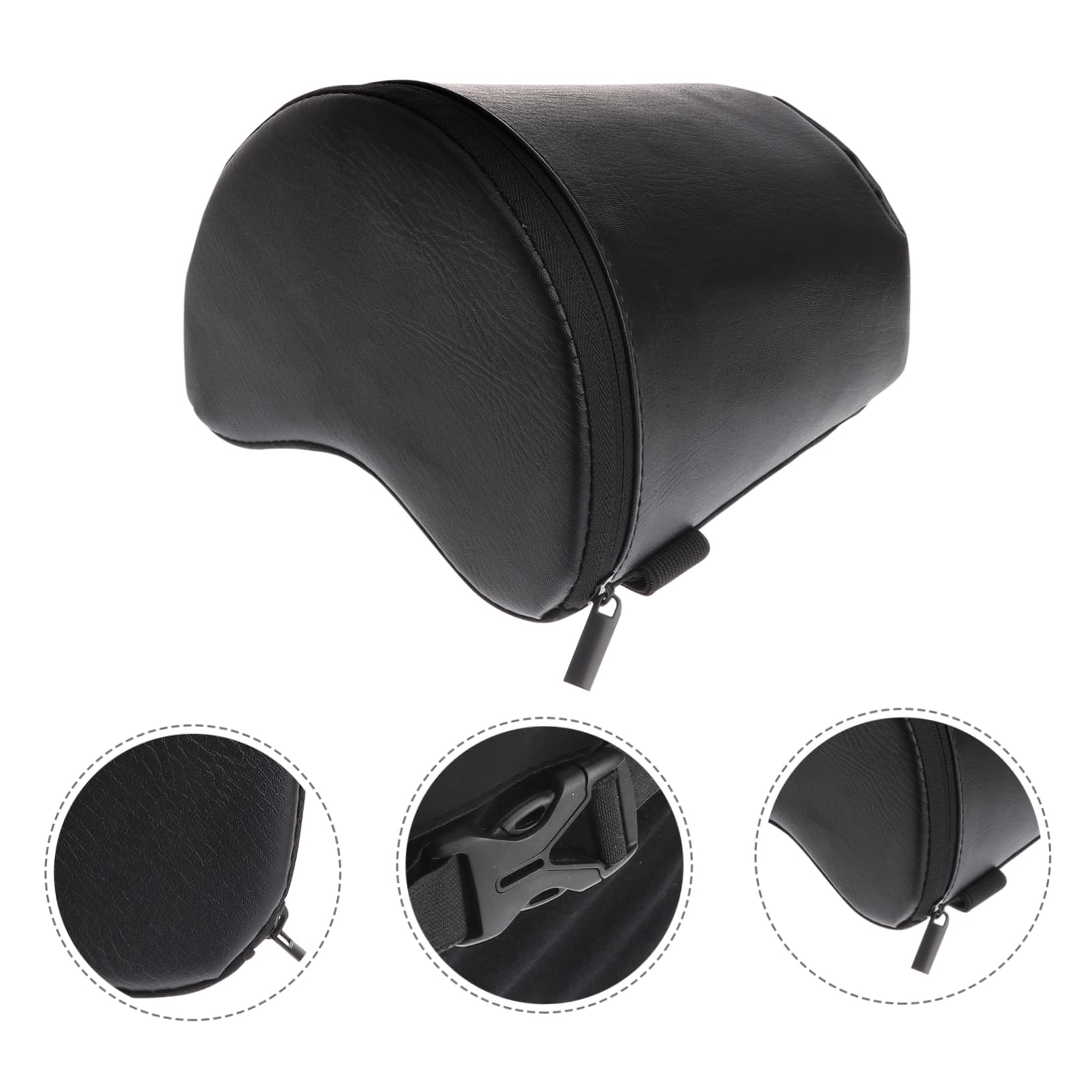 HANABASS Poggiapiede per Chitarra Classica Nero, Leggero Fascia Elastica | Pelle Sintetica e Schiuma, per Pratica Quotidiana e Supporto Durante L'esecuzione, Accessorio per Chitarristi