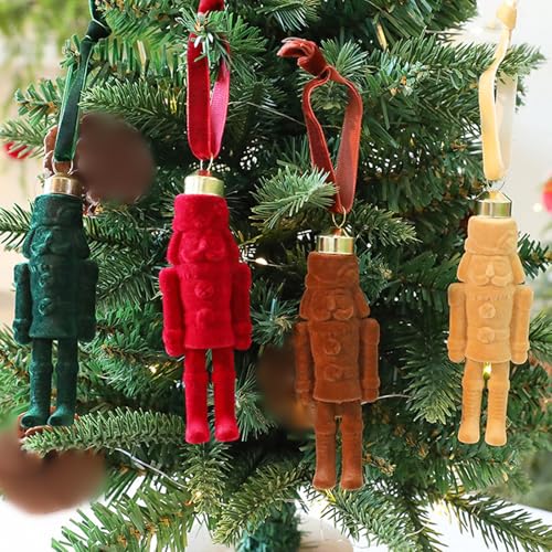 Ensemble Décoration De Noël Casse-Noisette à Offrir pour Suspendre au Sapin