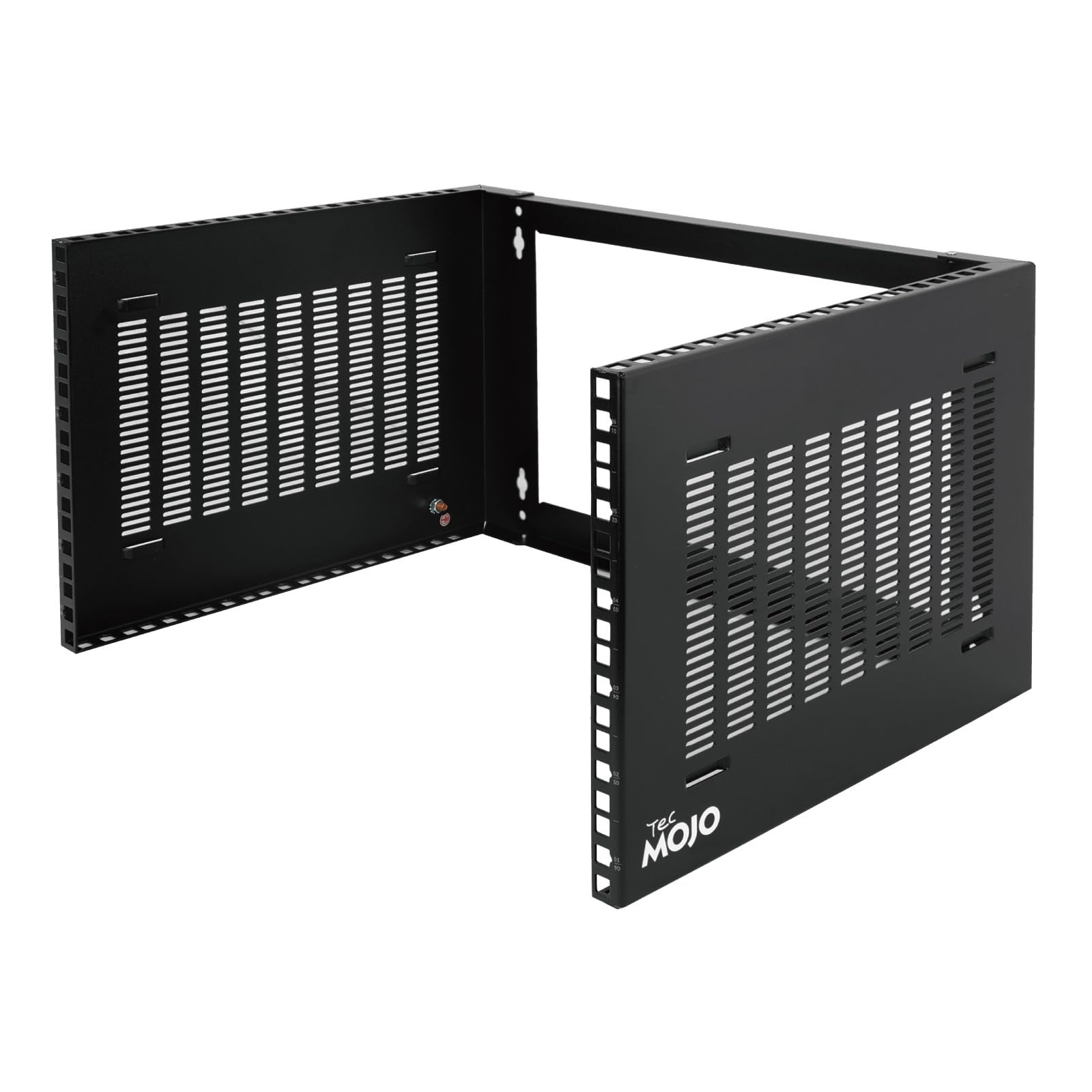 Tecmojo Armadio di Rete da 19 Pollici 6U per Montaggio a Parete, Profondità 350mm, Supporto per Pannello di Permutazione, per Dispositivi IT Server Piatti da 19 Pollici, Portata 50kg, Nero