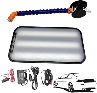 Herramientas De ReparacióN De Abolladuras Con Luz Pdr,Reflector De Abolladuras Para AutomóViles De 9 Colores, Tablero De Rayas Led, Luz De Prueba De Rayas Para CarroceríA AutomóViles,Black