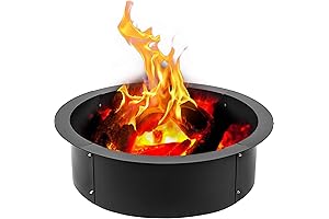 VBENLEM 48" Fire Pit Cylinder: Enhance Your Outdoor Ambiance Safely