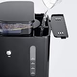 SEVERIN Cafetière avec broyeur intégré 1 000 W, Machine à café programmable avec minuteur, Cafetière filtre avec verseuse isotherme d'une contenance de 8 tasses, Noir/Inox, KA 4814 - 3