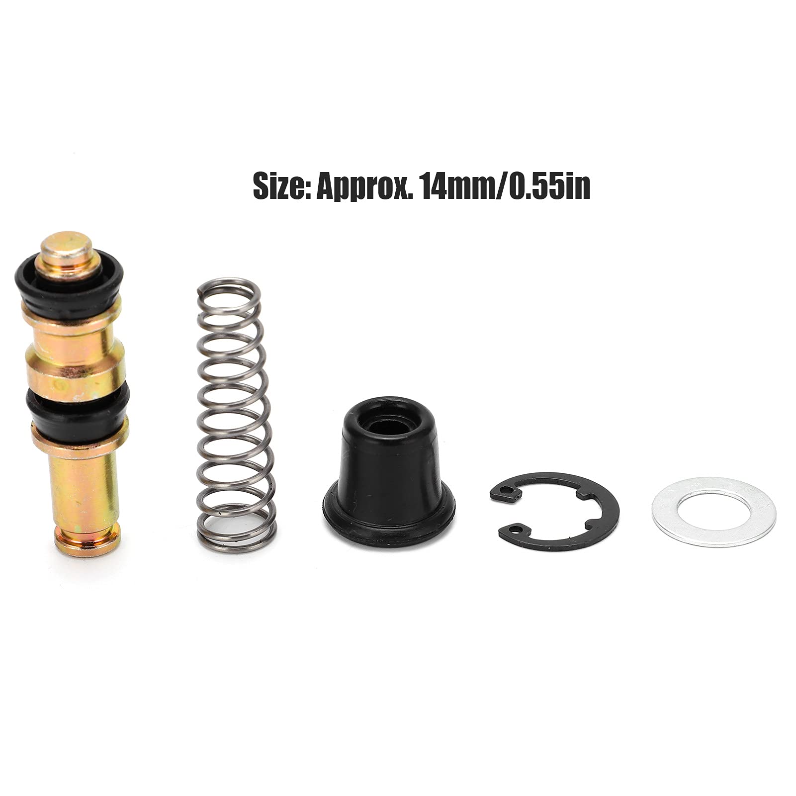 Yctze Motorrad Hydraulische Bremse Kupplungskolben Plunger Reparatursatz, 14mm/0.55in Kupplungsbremspumpe Reparatursatz für Dirt Bike Roller