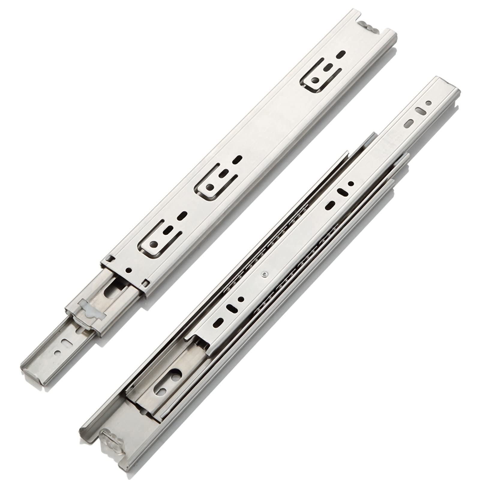 Glissière télescopique tiroir 750mm guide de cuisine en acier inoxydable extension complète