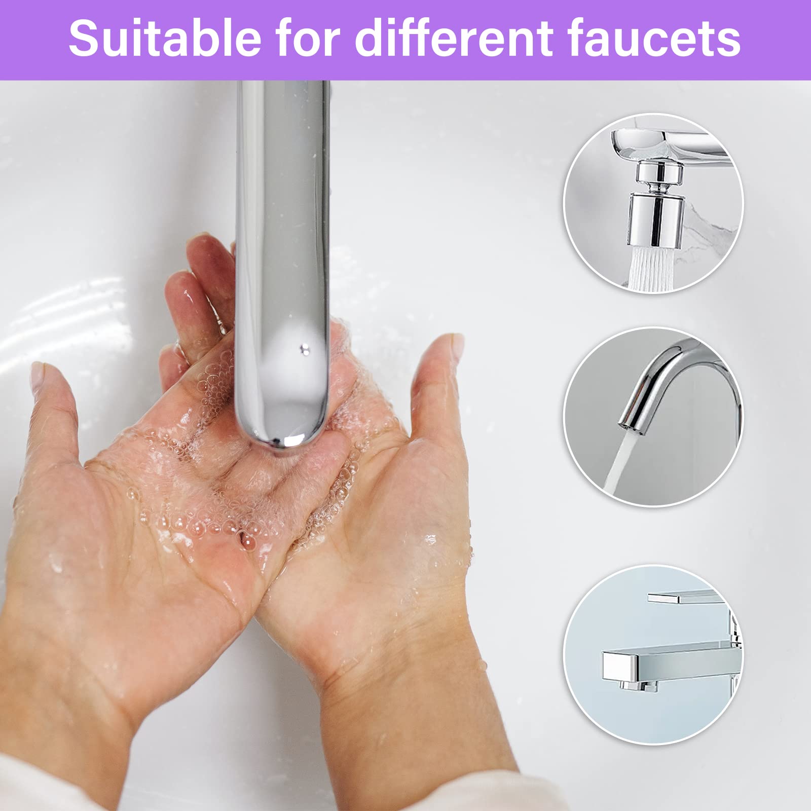 Aeratore Rubinetto M16 Filettatura, Rompigetto Rubinetto, Filtri Rubinetti Lavandino con 2 Chiavi, Filtro Rubinetto Acqua per Cucina Bagno