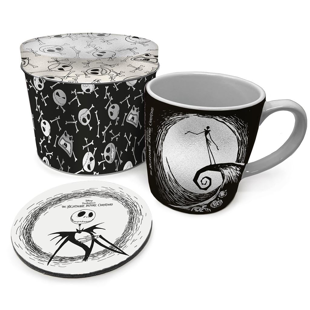 Pyramid International Nightmare Before Christmas Mug & Coaster Tin