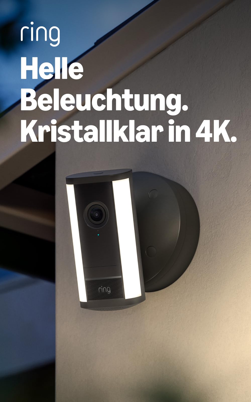 Ring Spotlight Kamera Pro Kabel (Spotlight Cam Pro, neueste Generation), Außenkamera, Retinal 4K, optimierter 10x-Zoom… – Ansicht 2
