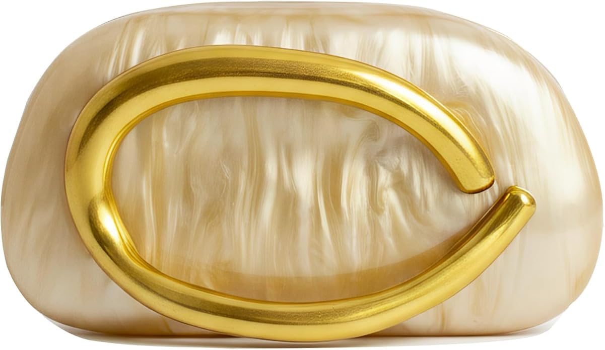 Acrylic Clutch Purses for Women Evening Bags PU Leather Shoulder Bag with Handbag for Wedding Party Prom.