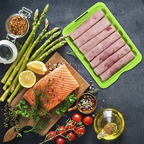 PracticDomus Frischhalteboxen Set - 4 Aufschnittdosen BPA-frei - Für Kühlschrank & Gefrierfach