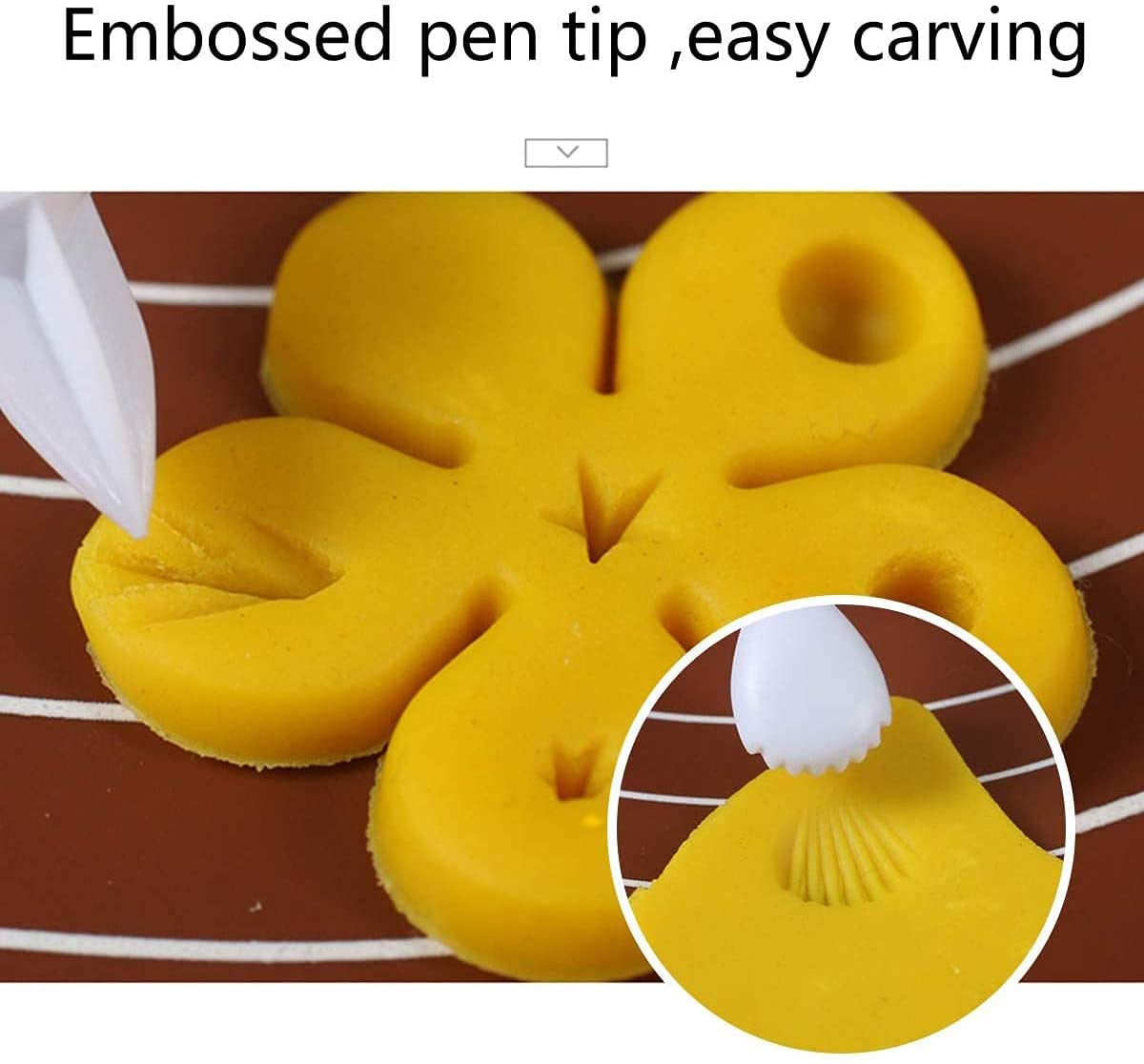 BAKER'S CUTLERY 8 pcs Sculpture Tools, Clay Modelling Tools, Hand Sculpting Kit for Embossing Art, Nail Art Painting Shaping Embossing Tool 2