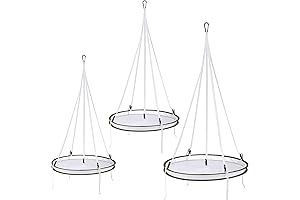 Easy To Slide 3Pcs Bird Seed Hoop Catcher In Multiple Size