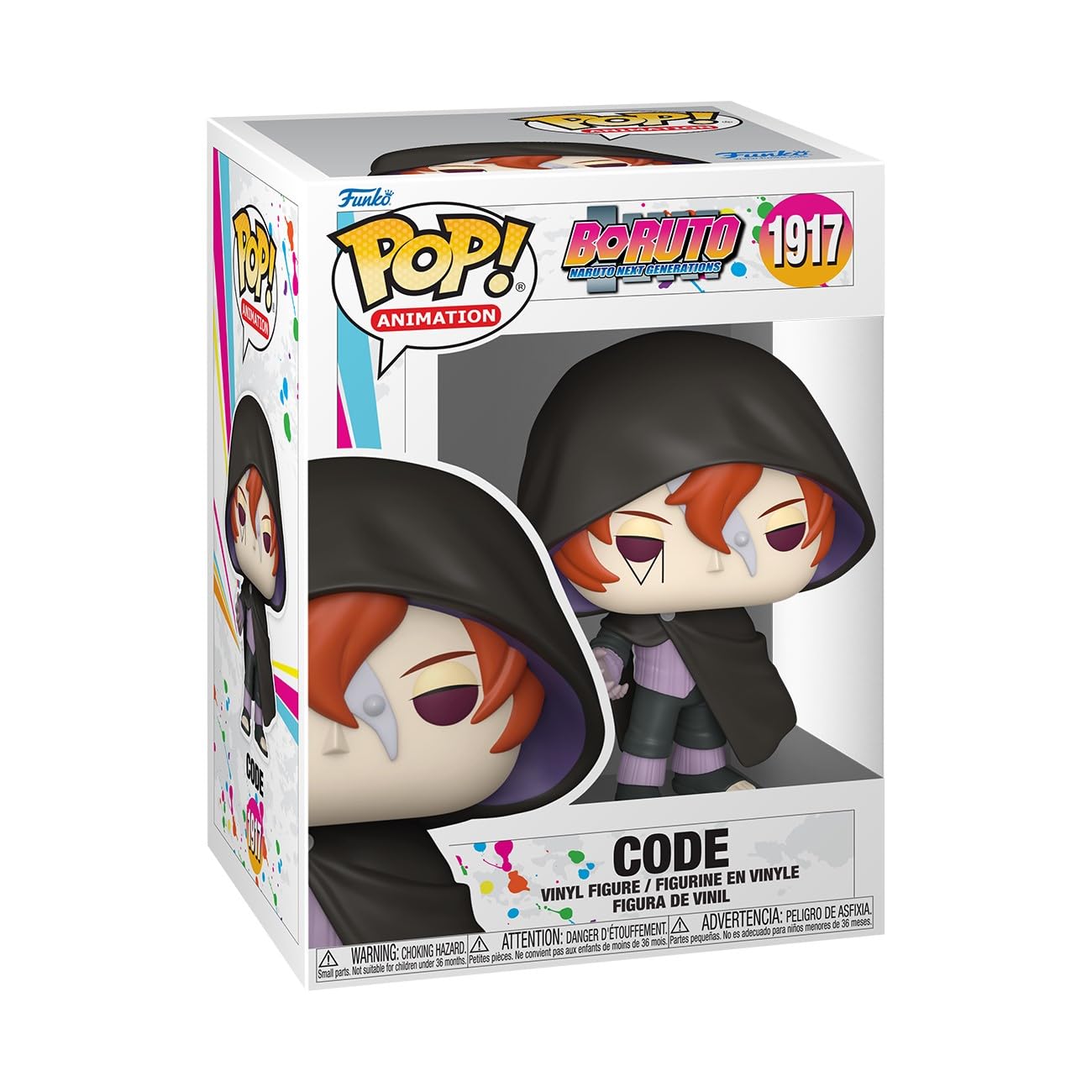 Funko POP! Animation: Boruto - Code - 1/6 Odds for Rare Chase Variant - Boruto: Naruto Next Generations - Collectable Vinyl Figure - Gift Idea - Official Merchandise - Toys for Kids & Adults