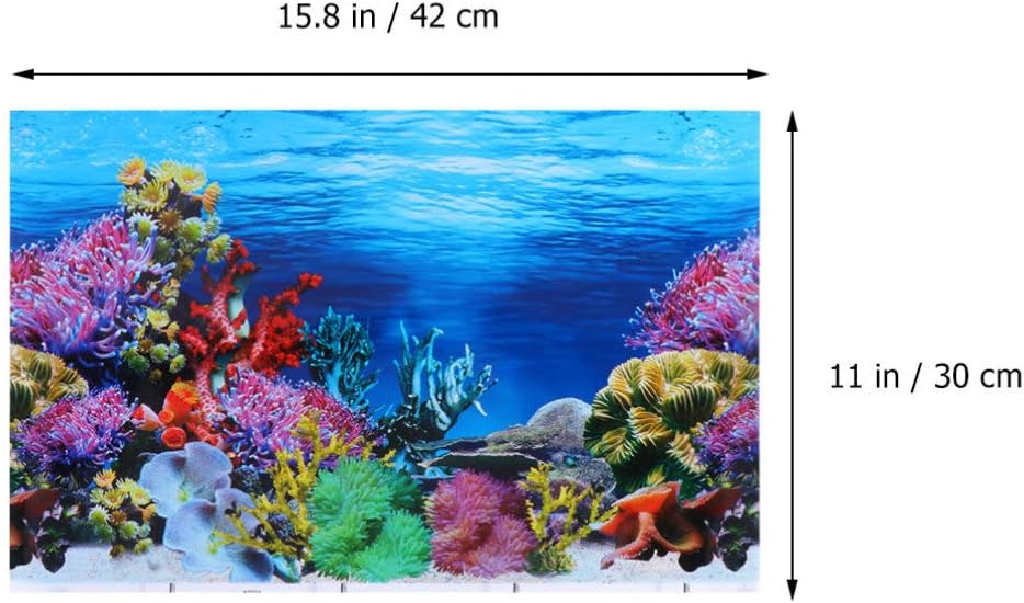 3d Sticker Background Aquarium Balacoo Double Sided Pictures Decorative Backdrop Tank Fish Wallpaper Durable Backgrounds Sale Www Klevering Com