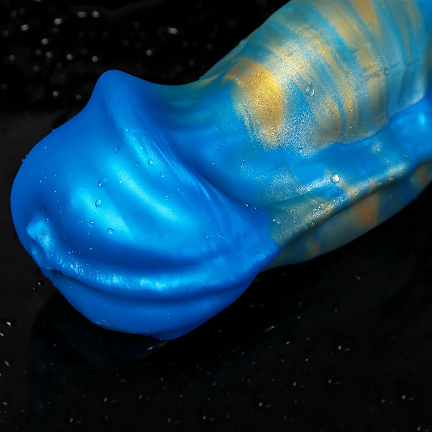 Consolador de caballo: consolador de caballo de silicona realista grande con potente ventosa, pene de caballo de punto G grueso, juguete sexual con tapón anal para mujeres y hombres (D219-XXL)