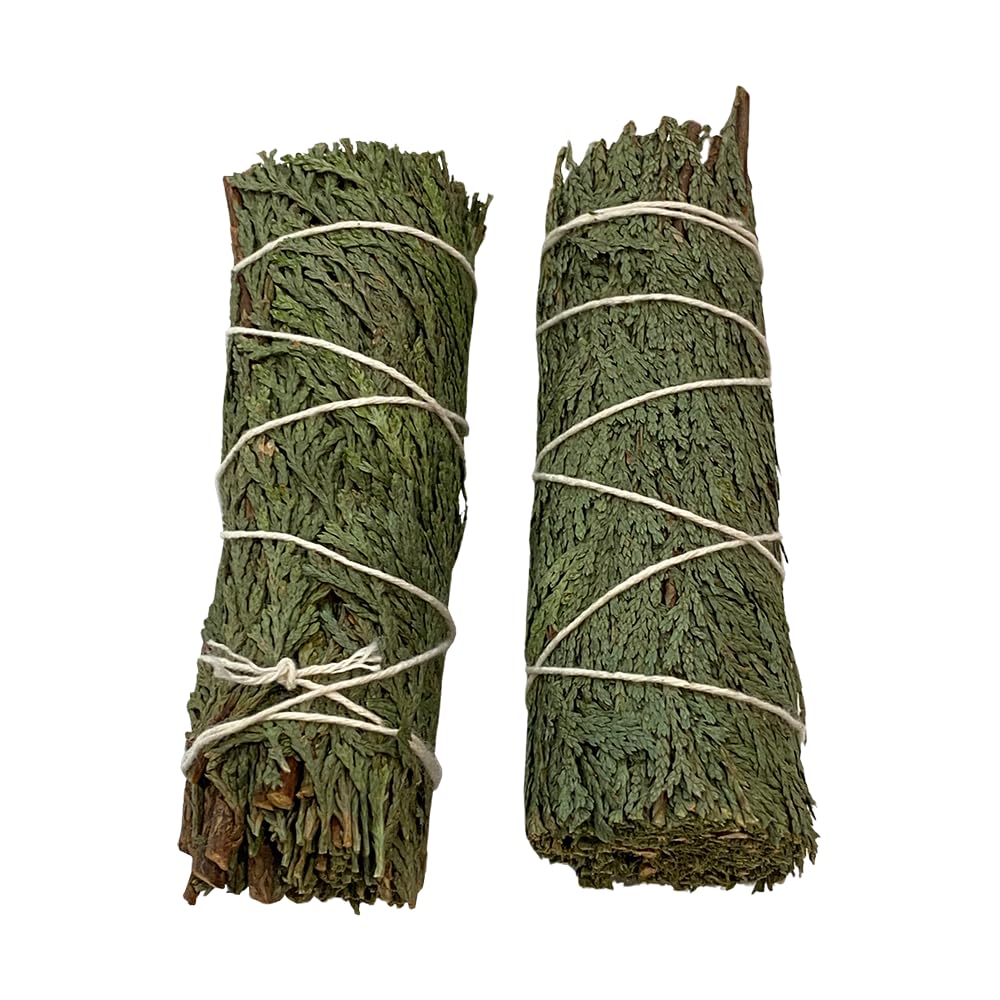 VIE Sage Smudge Stick 4" (Cedar, Pack of 2), Other Colour