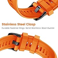 Vista 39 de ANCOOL Compatible with Garmin Fenix 6S/5S/7S Watch Band, 20mm Soft Silicone Watch Band Replacement for Fenix 8 43mm/6S Pro/7S Pro/5S Plus Smartwatch