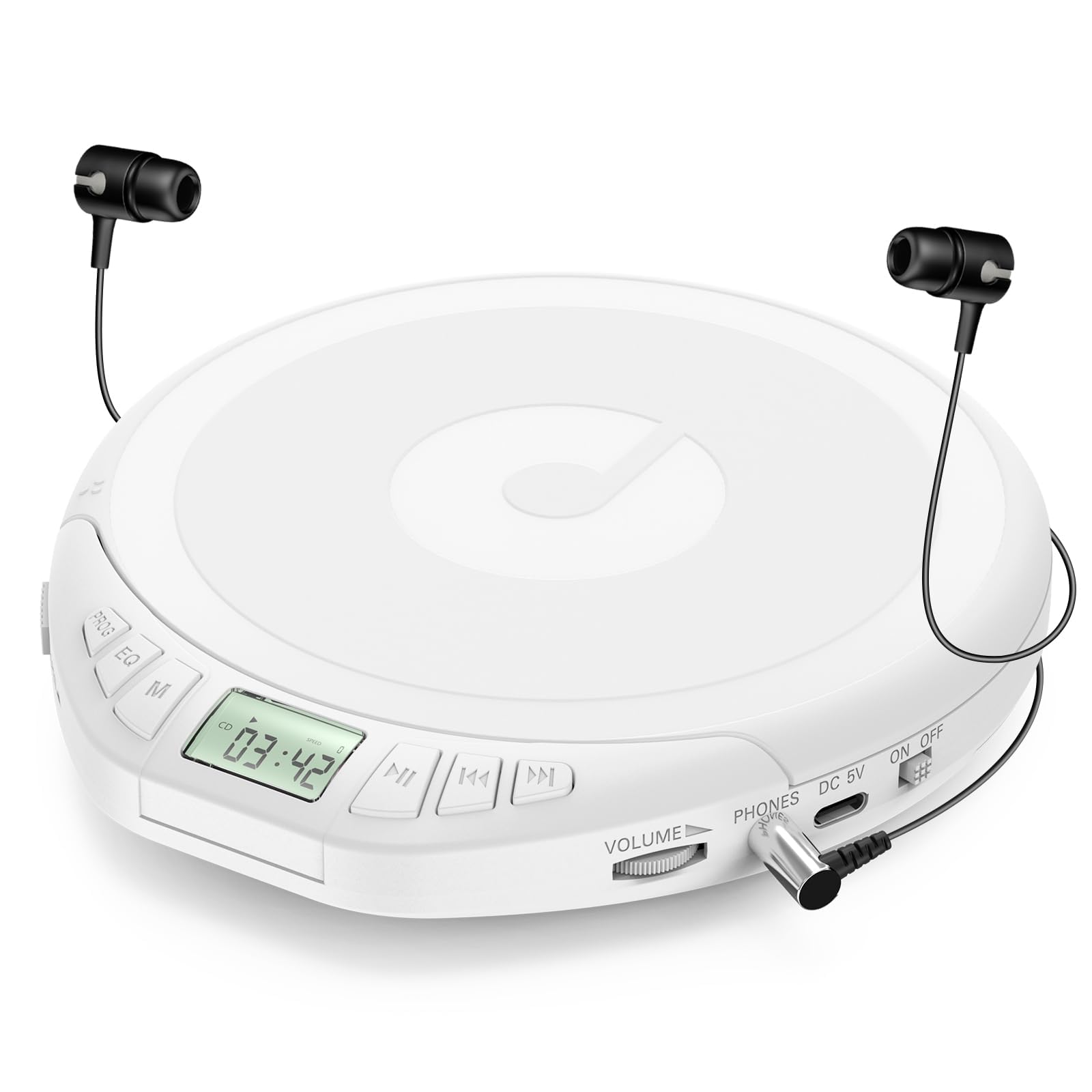 Amazon.co.jp: Gueray ポータブル cdプレーヤー 小型 ESP音飛び防止
