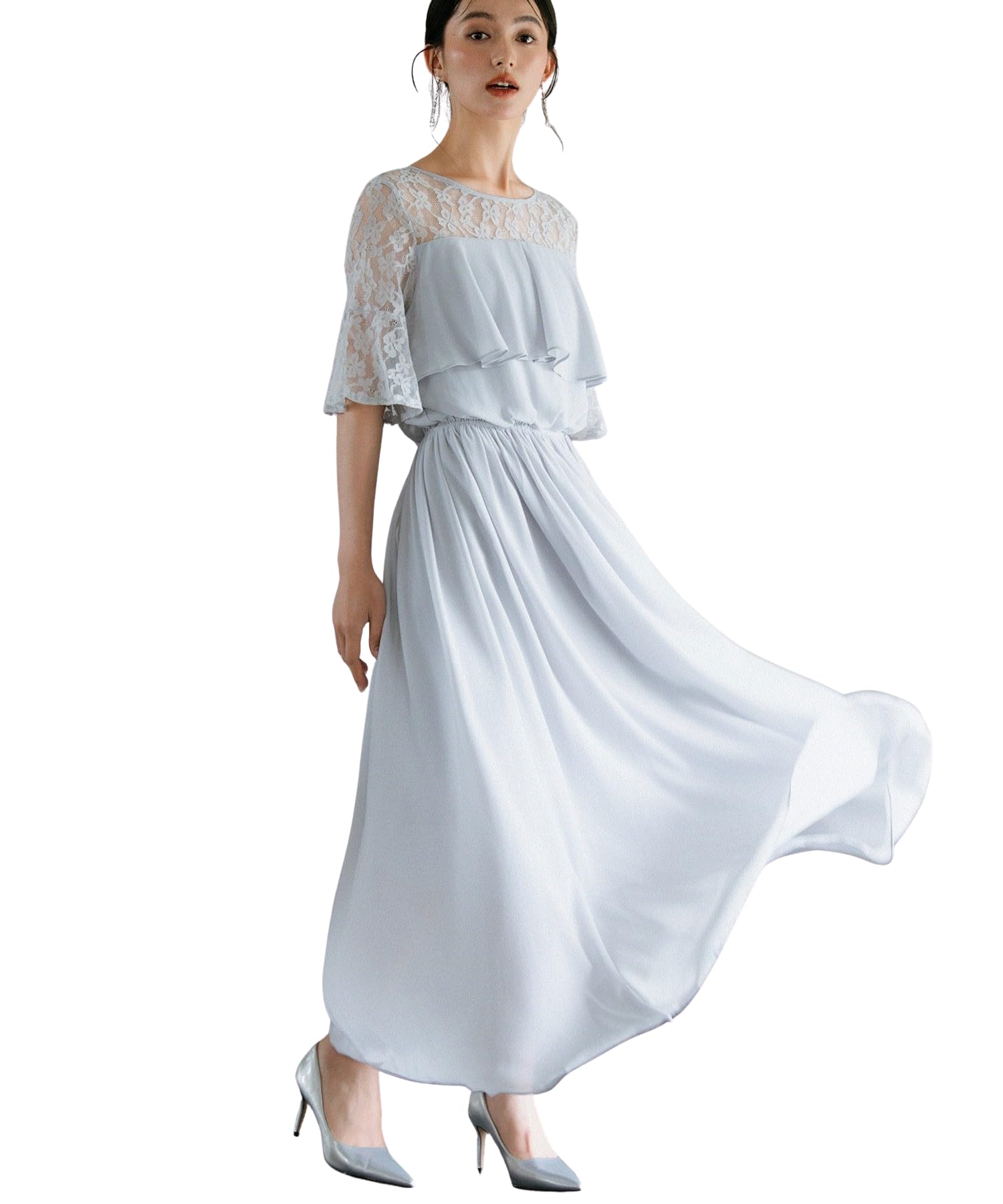 Amazon | DressStar 結婚式 ワンピース パーティードレス ロング