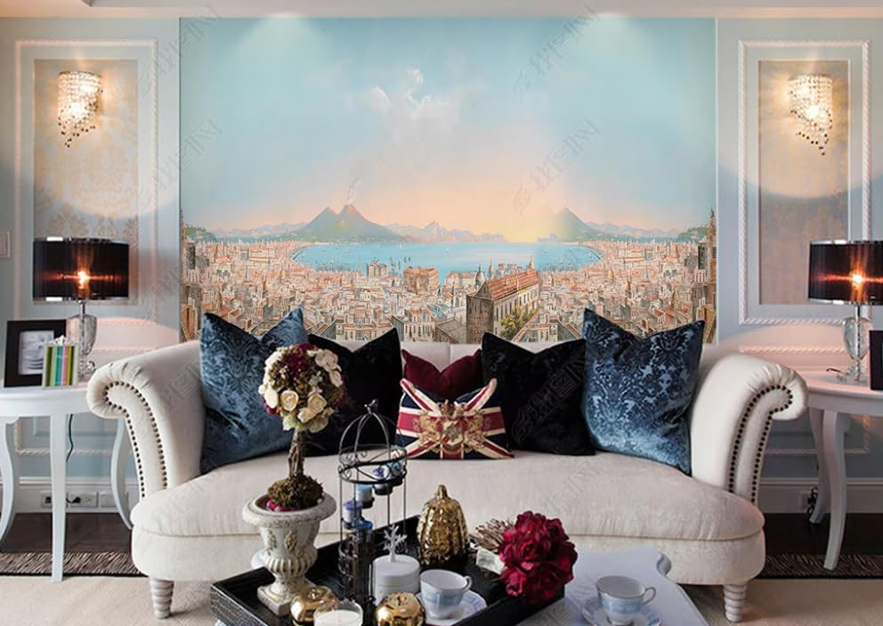 Papier peint intissé salon chambre poster géant mural médiéval 250x175