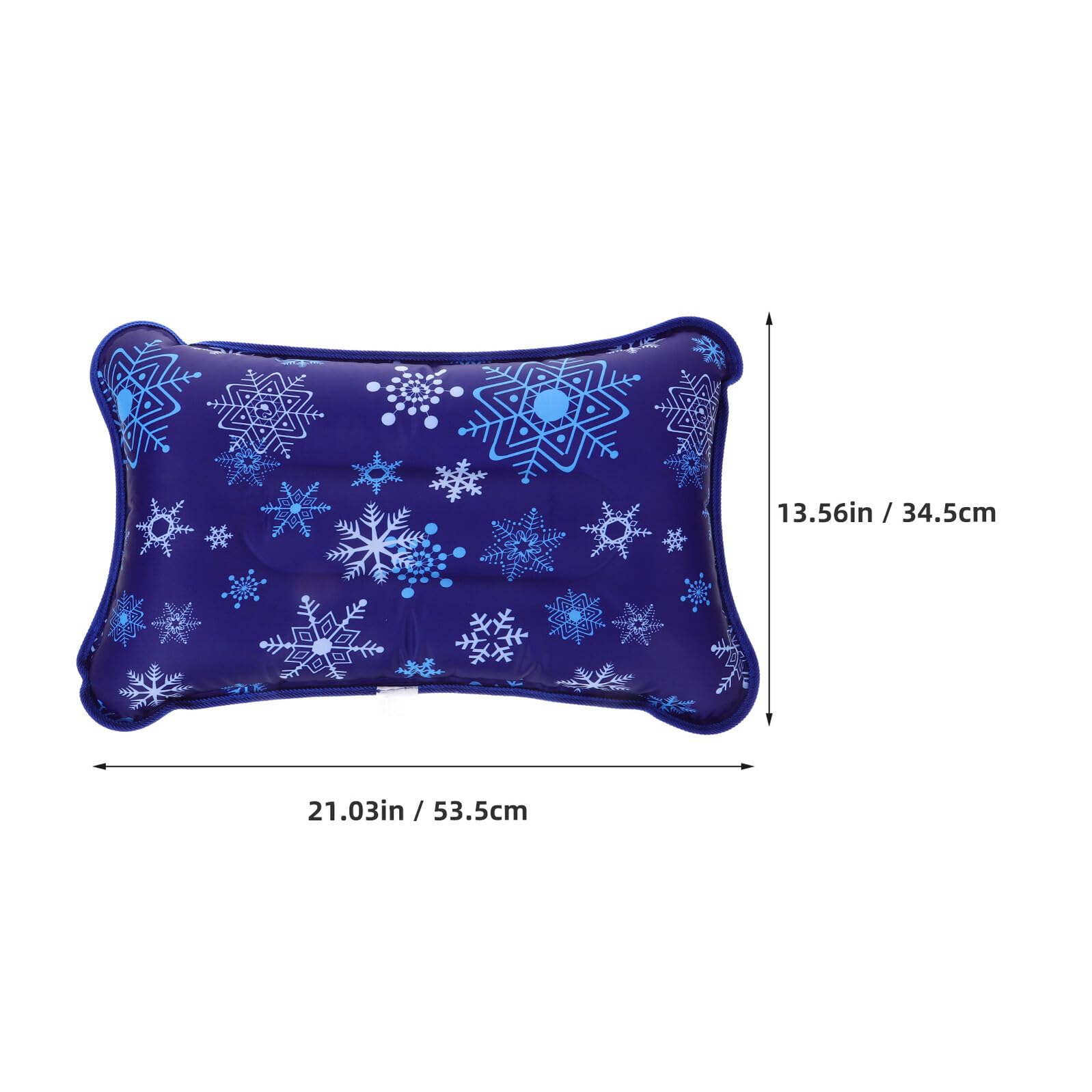 Ciieeo 3 Pièces Oreiller Rafraîchissant été Gonflable et Rempli Eau Polyvalent et pour Camping Voyage et Activités Plein Air
