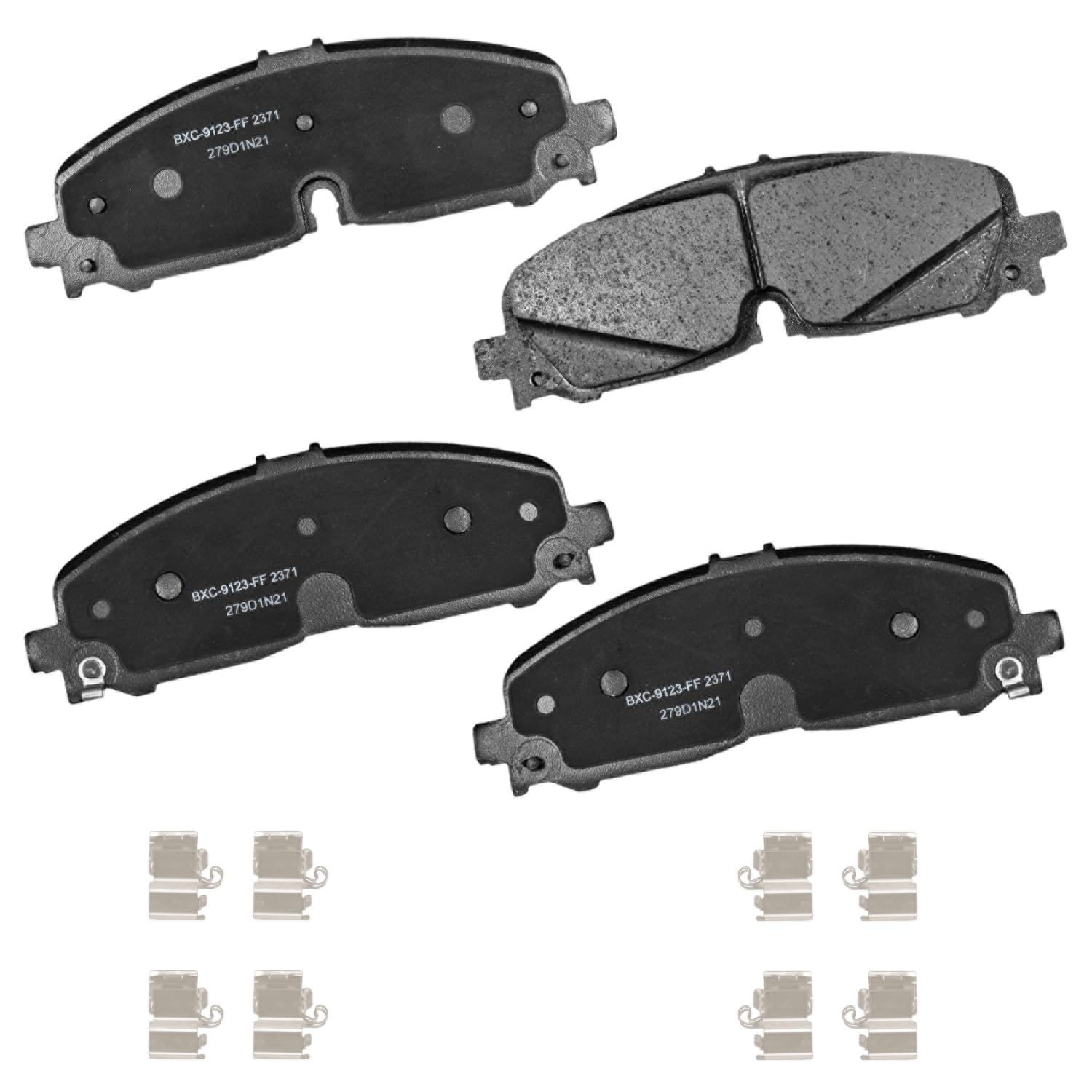 Bendix Premium SBC2371 Ceramic Front Brake Pads for select Buick Enclave, Cadillac LYRIQ, XT5, XT6, Chevrolet Blazer, Blazer EV, Colorado, Equinox EV, Traverse, GMC Acadia, Honda Prologue