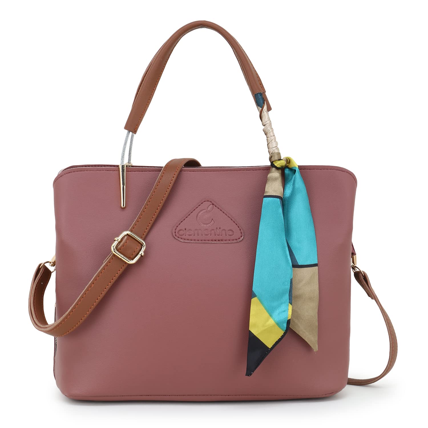 clementine Handba Stylish and Sustainable Vegan Leather handbag for Women | Perfect for Work, Travel and Everyday Use (B09PBWHWB7) Amazon Price History, Amazon Price Tracker