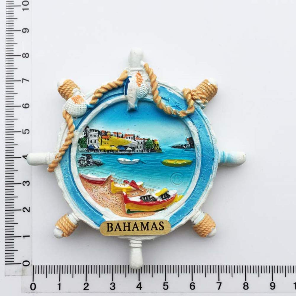 Magnete Frigorifero 3D Bikini Bandiera USA - Souvenir Turistico In Resina Fatto A Mano - Decorazione Casa 7x7cm