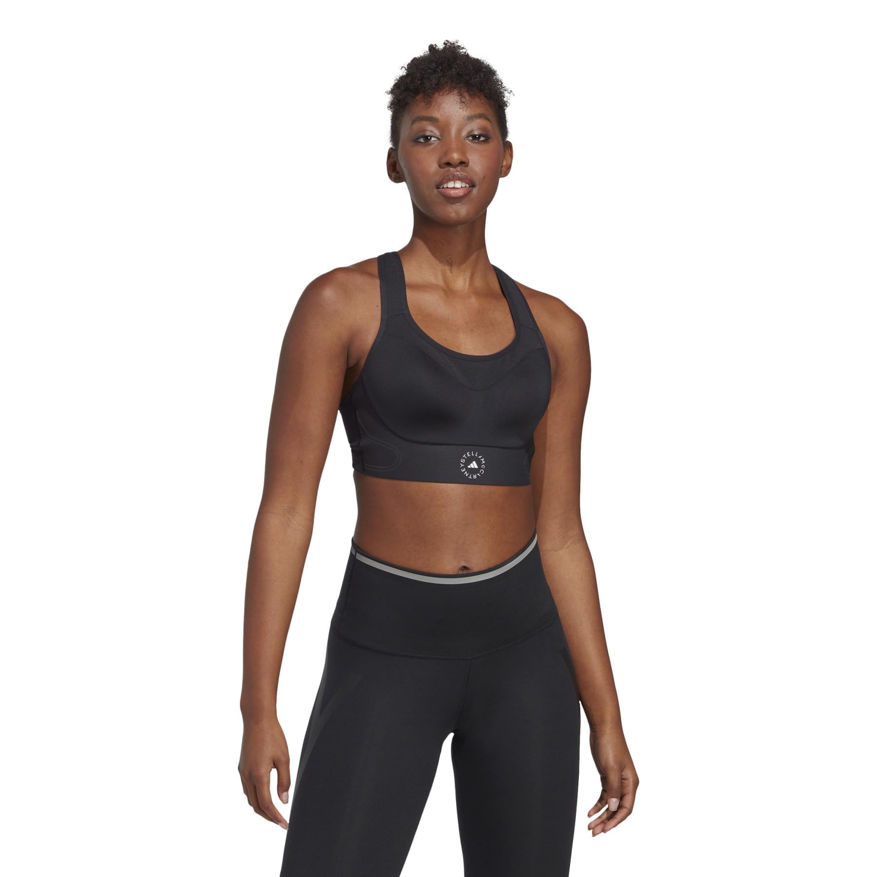 adidasTruepace High Support Sports Bra IC6018 Black/Black MD-D/D