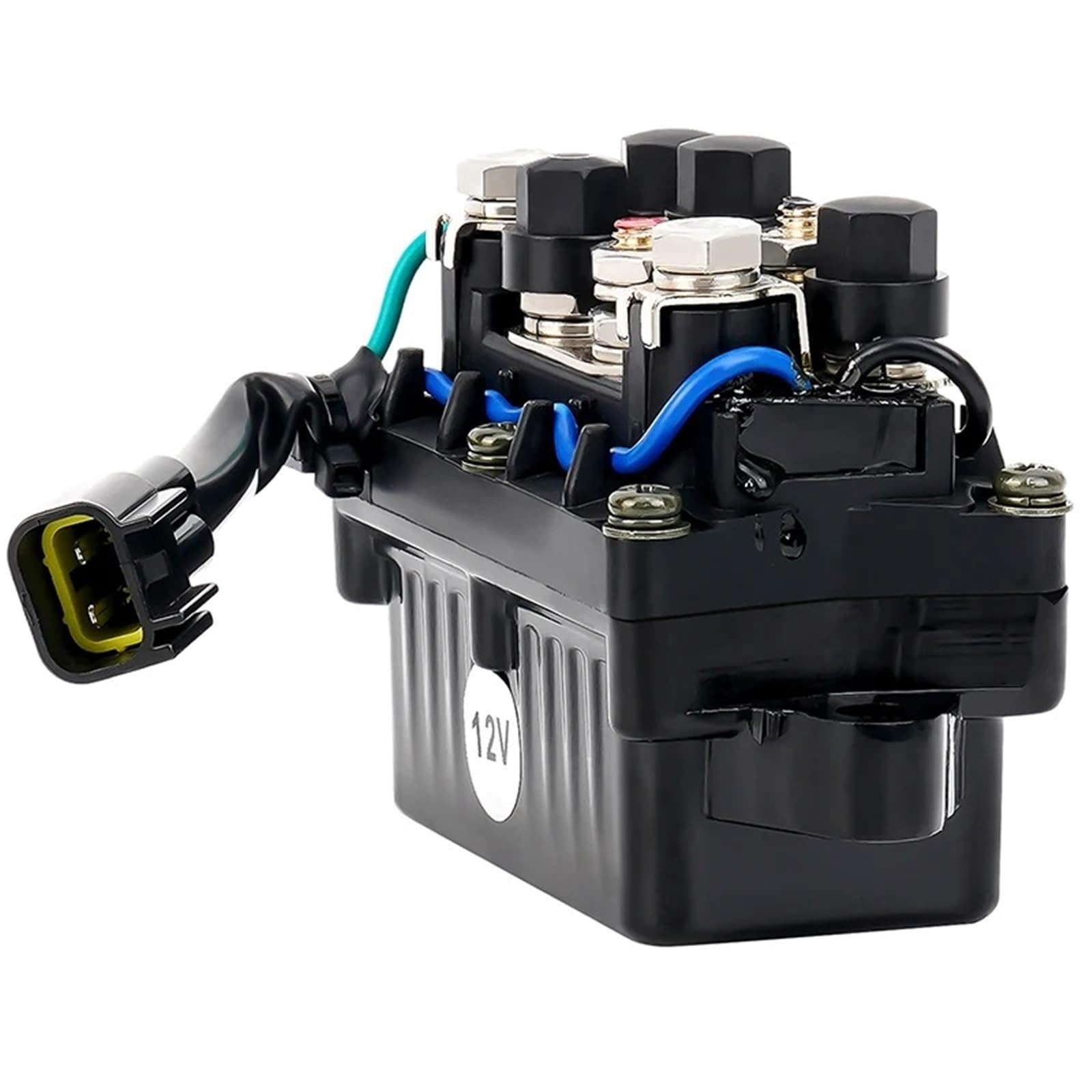 Relé arranque genérico Relé motor moto Solenoide de relé de arranque de 12 V compatible con Yamaha motores fueraborda de 4 tiempos F-225 F-90 HP F150TLRC F60TLRD F75TLRD F30LEHA