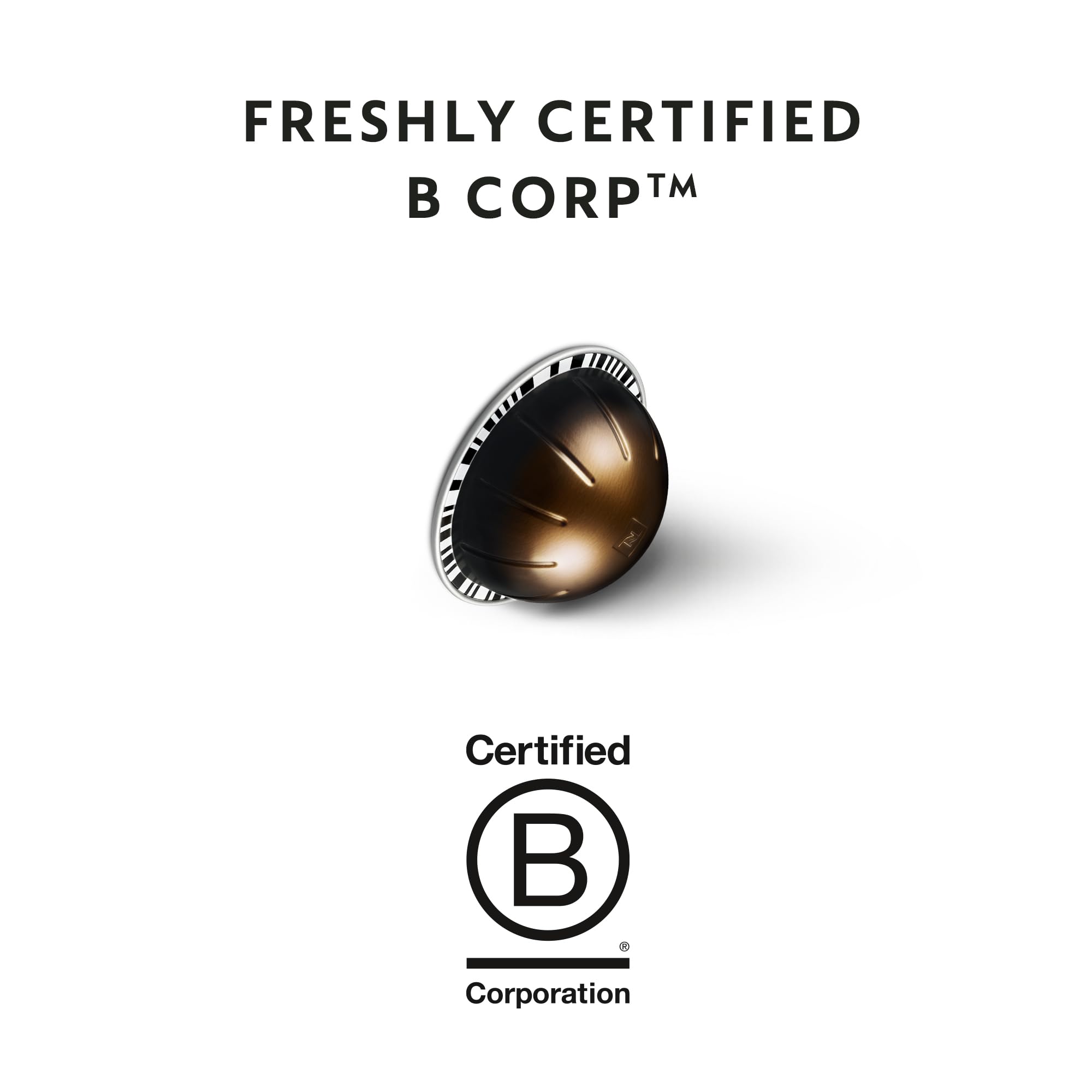 NESPRESSO VERTUO Double Espresso Scuro 100 Kaffeekapseln | Arabica & Robusta Kaffee, Dunkle Röstung, Intensität 11, Ideal für kräftigen doppelten Espresso