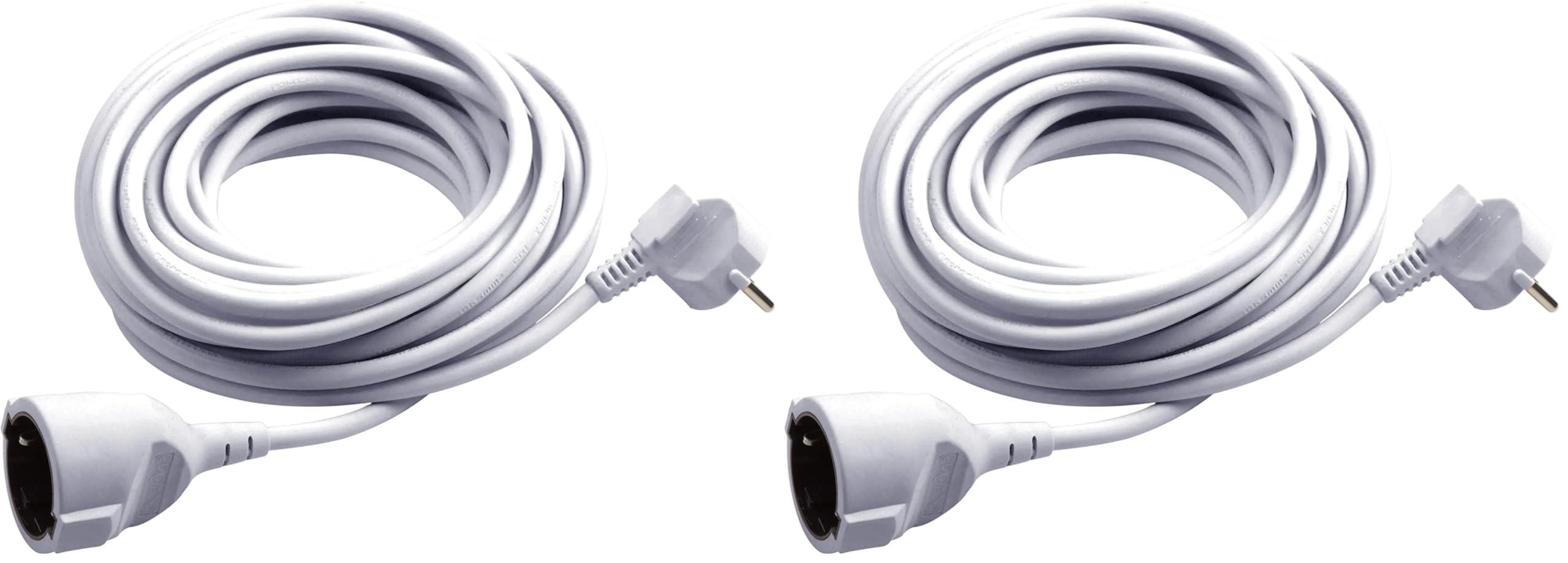Meister Extensión de contacto - Cable de 5 m - Blanco - Cable de plástico - IP20 interior/Acoplador con protección contra contacto/Extensión Schuko / 7432510 — view 5