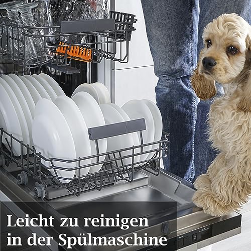 Xilmark 4x Dosendeckel 800g (ø100mm) für Hunde- & Katzenfutter | Luftdichter Dosenverschluss Wiederverwendbar | Spülmaschinenfest & BPA-Frei | Made in Europe – Frischhalte-Deckel für Konservendosen