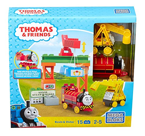 Thomas et Bertie Mega Bloks pour jouer au salon et imaginer des aventures en famille