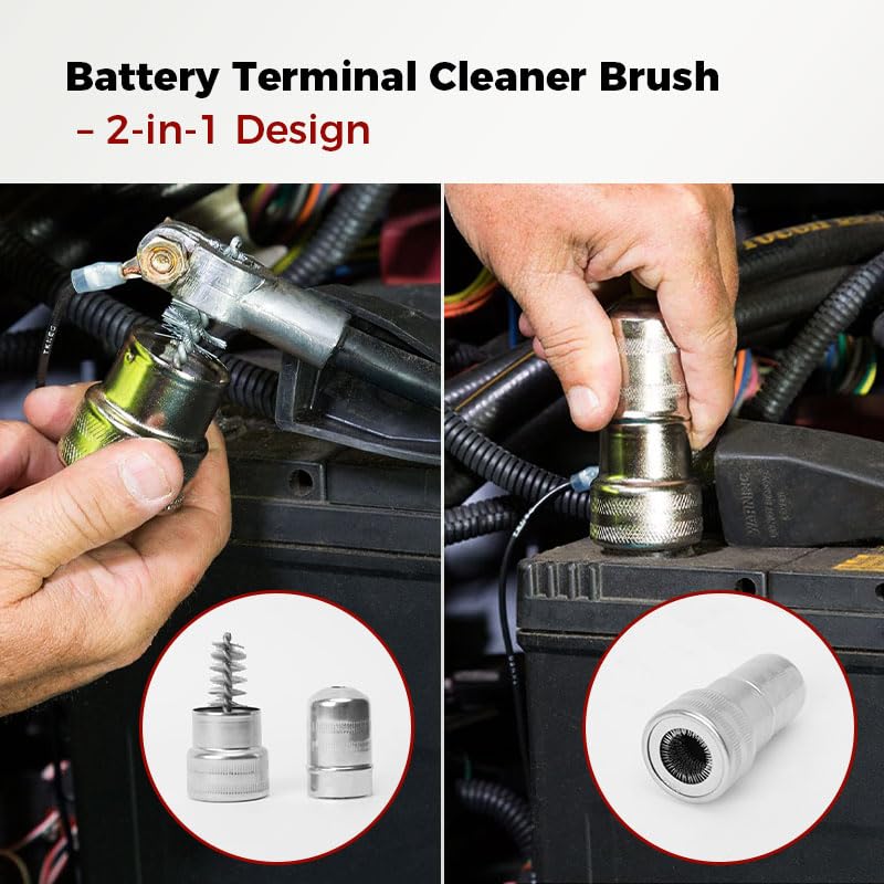Battery Disconnect Switch 12V 24V 48V Waterproof Top Post Battery Cut Off Kill Switch Master for Car Truck RV Boat Marine ATV UTV Trailer Camper Vehicles Heavy Duty Power Shut Off