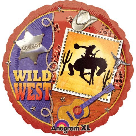 Mayflower Products Wild West Western Party Supplies Cowboy Boots And Black Horse Balloons Bouquet Decorations #TOP3