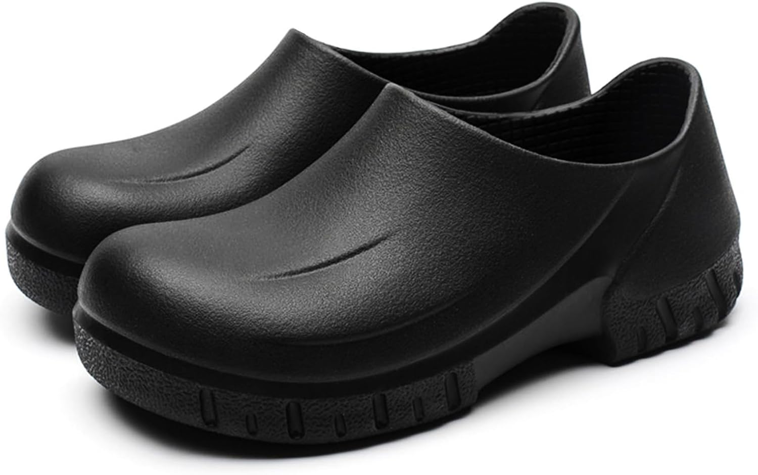 Unisex Non Slip Work Clogs - Slip, Water & Oil Resistant Shoes for Kitchen Chef Nursing Gardening Professionals - Comfortable Waterproof Work Shoes(Men 7.5-11.5/Women 8.5-12.5)