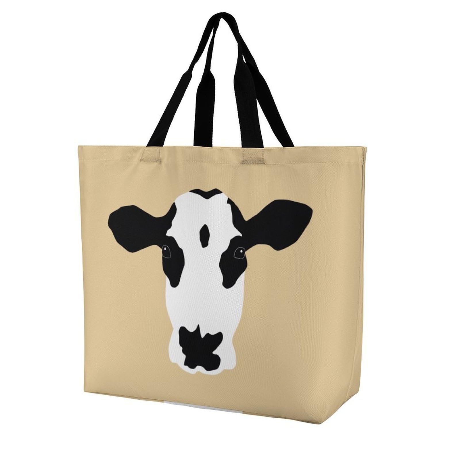 Chiiiibag 牛柄　バスケットトート Amazon.co.jp: うし 乳牛 牛柄 トートバック レディース 大容量 手提げ