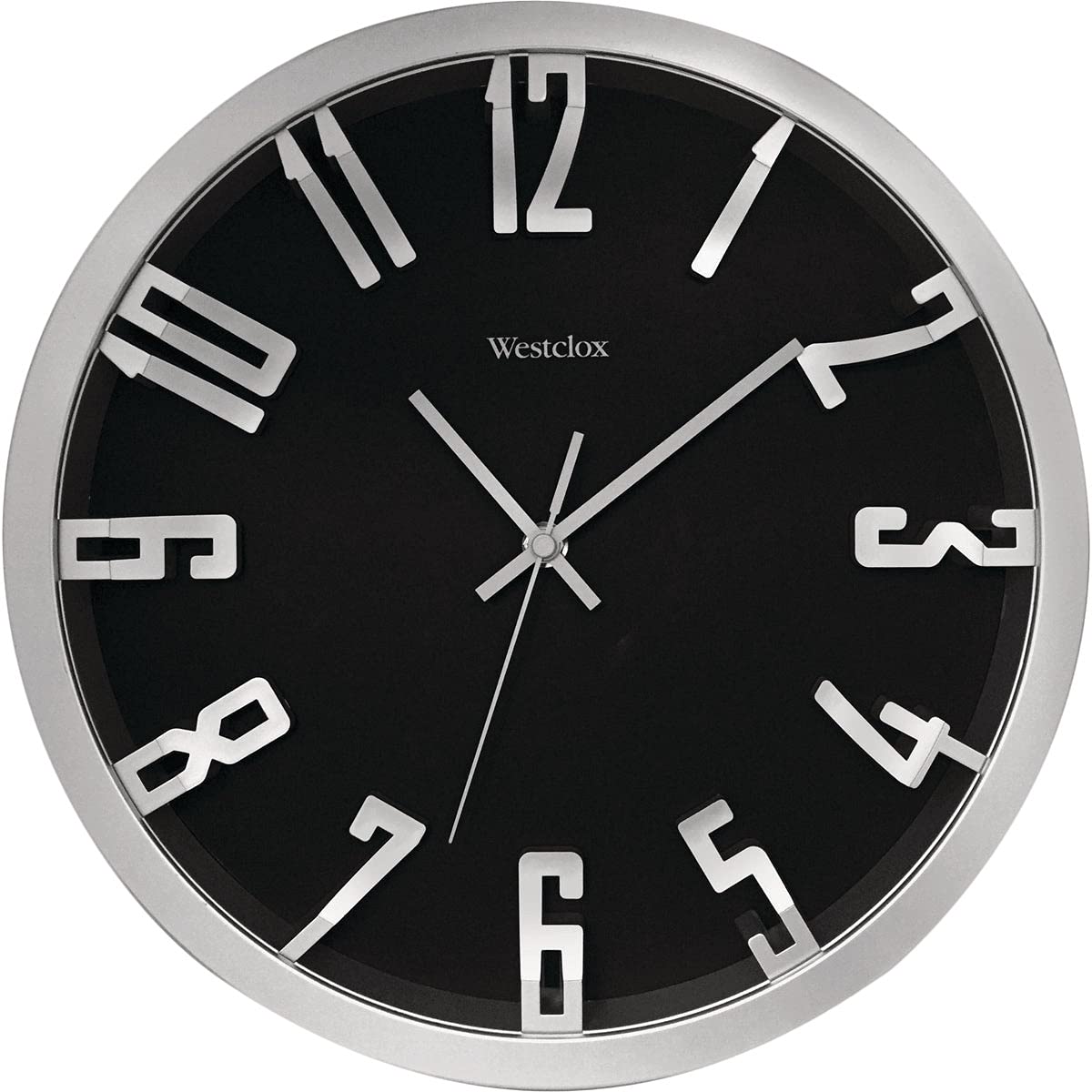 Amazon.com: Westclox 32913 Round 3D Number Wall Clock, 12 Inch