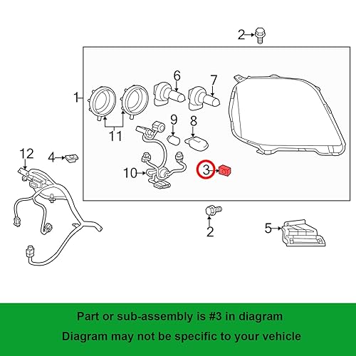 Miniatura 3 de OAUTOO 20 piezas M4.2-1.41 (#8) Cubierta de parachoques Conjunto de faro de bloqueo rosca U tuerca para Ford W707291-S439, GM 11516397