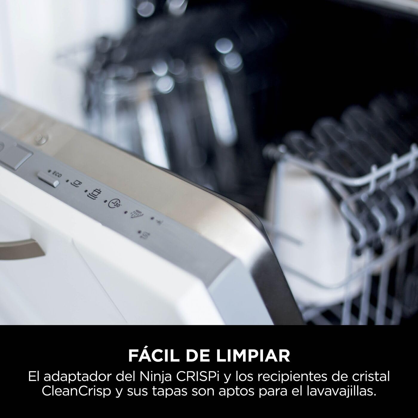 Ninja CRISPi, 2 Contenedores de Alimentos TempWare de 1,4L, XSKLIDPLT2EUUK | Tapa Snap-Lock, Apto para Freidora de Aire y Resistente al Choque Térmico, Prepara, Cocina y Guarda Alimentos, sin BPA