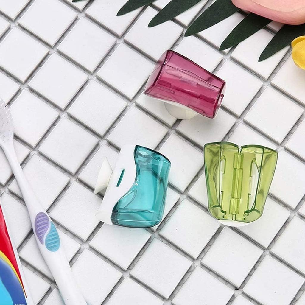 3 Sets of Portable Travel Toothbrush Box with Suction Cup, Toothbrush Storage Box, Outdoor Toothbrush Cover, Brush Protection Cover