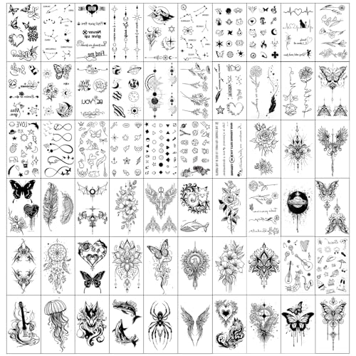 Temporäre Tattoo für Gesicht Körper, Temporäre...