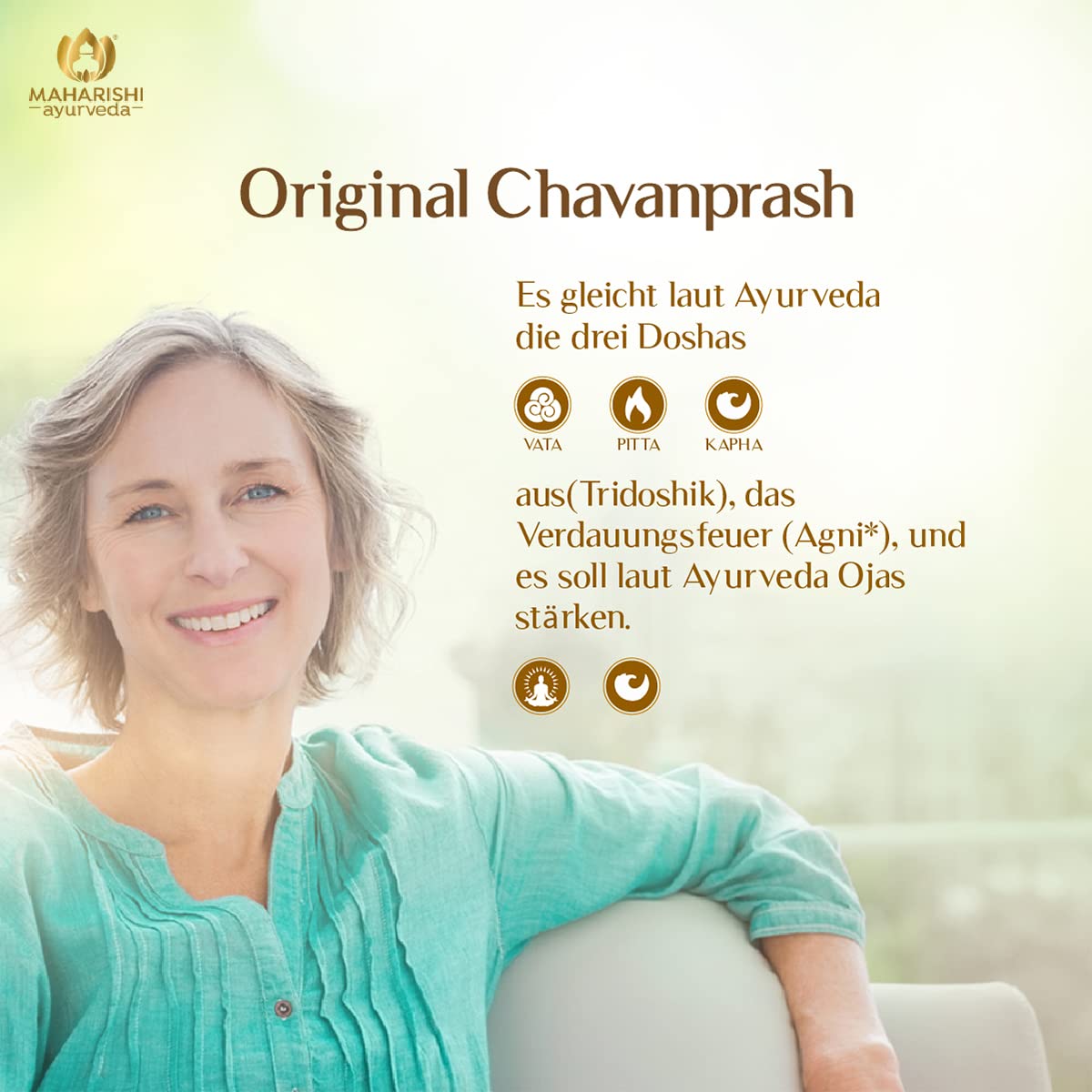 Chyavanprash (Amla Jam) - Maharishi Ayurveda original - Fabricado según la receta original de los textos ayurvédicos clásicos - Tarro de 450 g