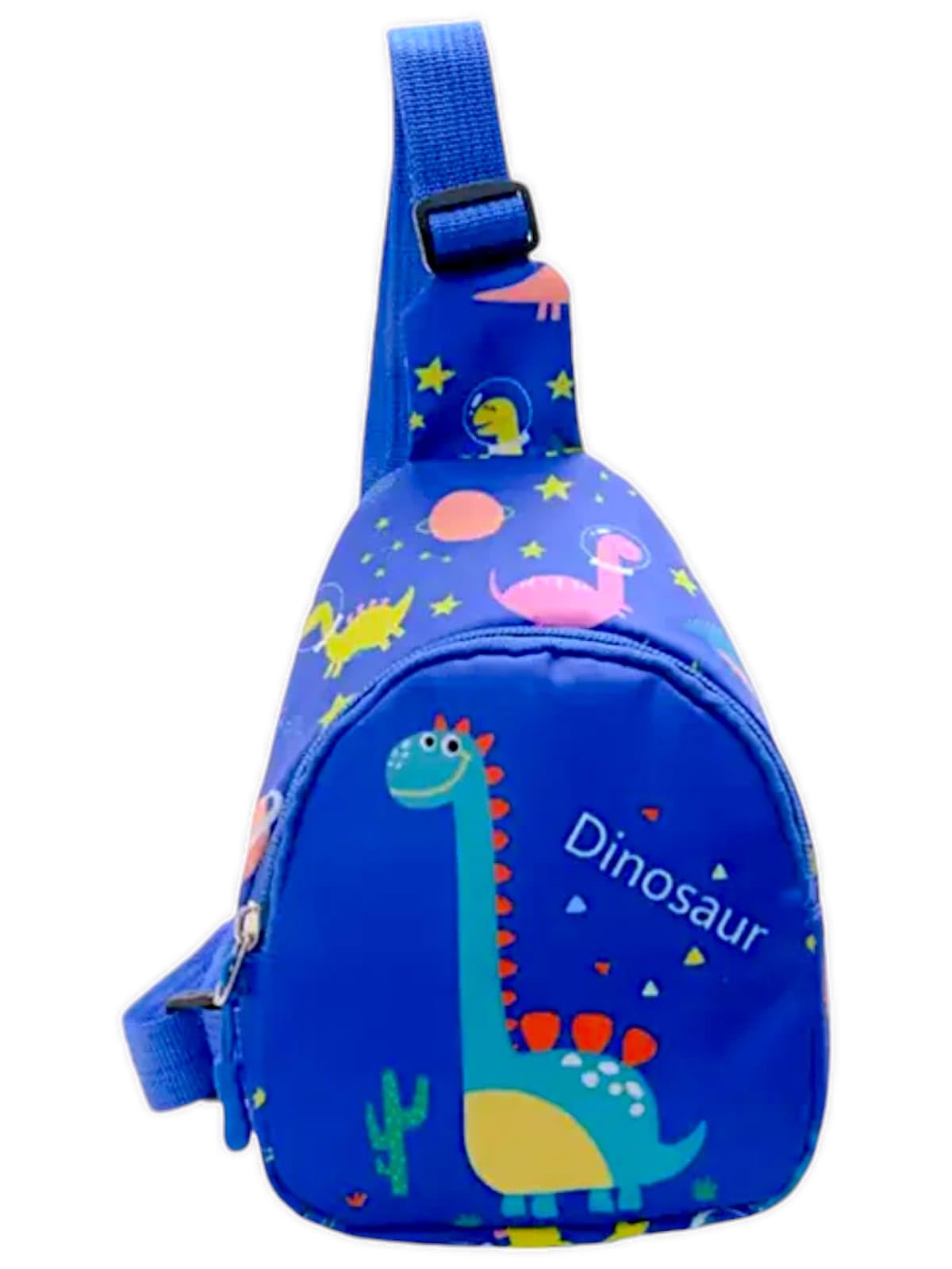 Dinosaur Shoulder Messenger Bag, Crossbody Chest Bag for Travel Hiking Gift for Girls Boys with Adjustable Shoulder Strap